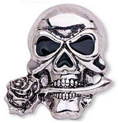 LUOEM Brosche Brosche Gothic der Schädelknochen Skelett Brosche Elegant für der Anzug der Party-Nacht