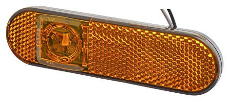 HELLA 2PS 329 060-091 Seitenmarkierungsleuchte - Begrenzungsleuchte - Anhänger - Wohnwagen - LED - 24V - Schraubanschluss/Anbau - ECE - Kabel: 100mm - rechts/links - Menge: 1