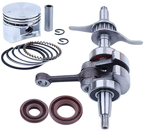 Adefol Kurbelwelle mit Kolben Öldichtung Kit für Honda GX25 GX25NT HHT25S Trimmer Freischneider