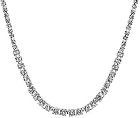 Tuscany Silver Damen-Halskette Königskette abgestuft Sterlingsilber rhodiniert 3,5mm-6mm 46cm