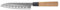 5five - cuchillo santoku bambú negro hoja 16,9m