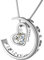 kette damen, halskette damen, schmuck damen,kette frauen, halskette frauen,damen kette,damen halskette, silberkette damen(Silber mit i love you)