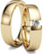 Kolibri Rings GOLD- Eheringe Paarpreis Gold 333 Massiv mit Diamant Brillant Spannringoptik Trauringe Verlobungsringe Partnerringe 100% Made in Germany- Inkl. Gratis Etui + Gravur + Zertifikat