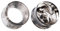 COOEAR 2 Paare Matched Set Messgeräte für Ohren Fleisch Tunnel Tunnel Stecker Ohrringe Grau Acryl Ohr Expander Stretchers Piercing.