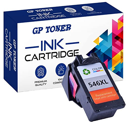 GP TONER Druckerpatronen XL PG-545 XL für Canon Pixma MX494 MX495 MG2450 MG2550 MG2550S MG2555 MG2555S iP2850 MG2950 MG3050 TS3150 TR4550 (CL-546XL Farbig)
