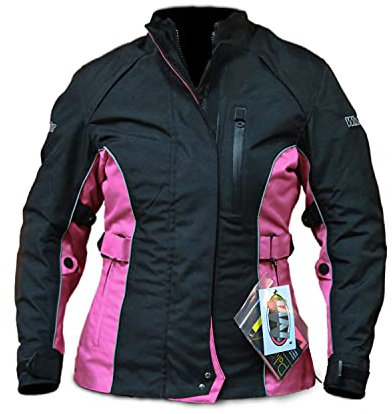 Giacca da Moto Princess da Donna con Protezioni Omologate C.E. ed Imbottitura Removibile
