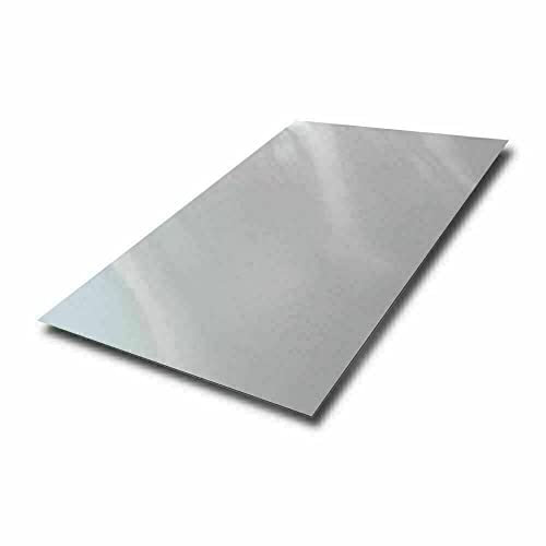 Chapa de acero inoxidable de 2 mm (AISI - 316L (V4A) / 1.4404), paneles de chapa, corte seleccionable, medidas personalizadas disponibles, 100 x 250 mm