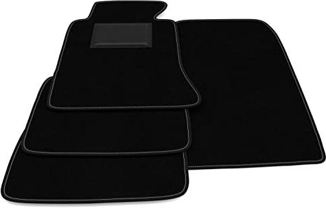 Fußmatten kompatibel mit Mercedes Classe-E Klasse W124 / S124 ab 1985-1996 ohne Dekoration, personalisiertes automatten-Set, Teppich-Set