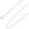 Ardeo Aurum Unisex Damen Herren Kette aus 375 Gold Weißgold Panzerkette Halskette 1 mm Breite und 50 cm Länge mit Federringverschluss