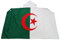 AZ FLAG Flagge Algerien, 150 x 90 cm, Umhang mit algerischer Flagge, 100% Polyester, mit integrierten Ärmeln, 80 g