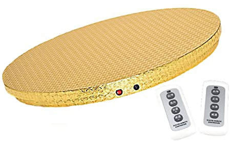 Heavy Duty Rotating Swivel Stand Motorized Turntable Bearing Lazy Susan Organizer 360˚ Rotation Serving Tray for Model Base/Rotating Plants/Crafts Stand/TV/Monitors/Potted Plants/Cake Stand (Color :