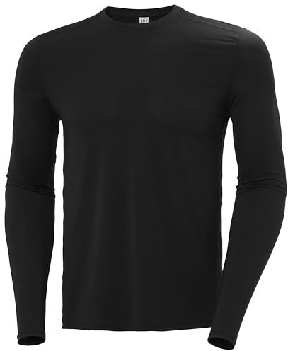 Helly Hansen Mens Tech Trail Long Sleeve T-Shirt - Black, S