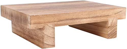 Robusto sgabello in legno per bagno,scalino multiuso per vasino per bambini, pratico gradino antiscivolo per WC per bambini, altezza 7 cm
