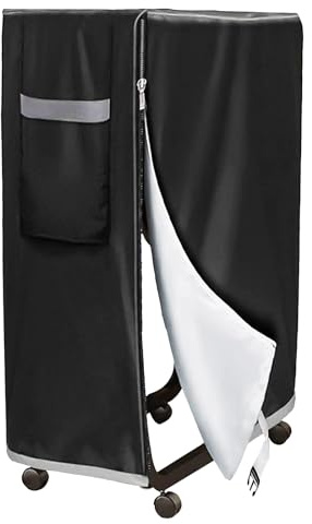 Klappbettdecke, Aufbewahrungstasche für Gästebetten, Klappbett Schutzhülle Abdeckung, Schwarz Multifunktionale Bett Schutzabdeckung Wasserdichter Staubdichter Schutz Schutzhülle 99 * 38 * 114cm