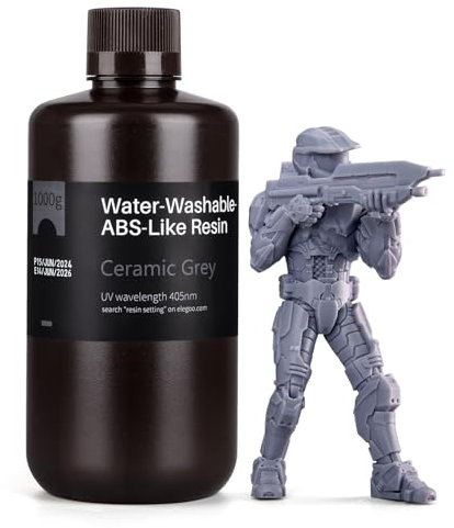ELEGOO Wasser Waschbares ABS-Like Resin Grau 1000g