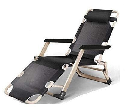 Klappbarer Liegestuhl für den Außenbereich, Hof-Lounge-Stuhl, Outdoor-Garten, Stranddeck, Sonnenliege hoffnungsvoll