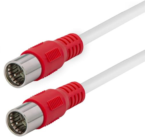 MaxTrack Cable de antena según la especificación Vodafone – FQMS1,5L, VF TS 5001, conector F rápido, cable satélite, clase A, cable coaxial de 4 vías, para televisión por cable, Internet y receptor de