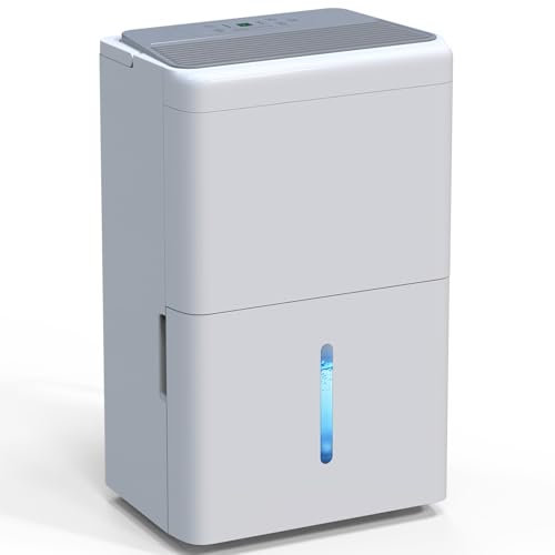 Newentor Bdpt. Dehumidifiers for Home Damp 30L, Dehumidifier for Bedroom 40dB, Dehumidifier for Bathroom 245m³/90m², Dehumidifiers for Drying Clothes, Drain Hose, Filter, Timer
