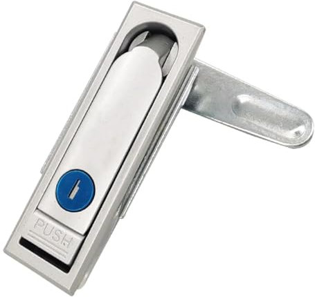 MS713 Elektrisches Kastenschloss, elektrisches Schrankschloss, mechanisches Flugzeugschloss, universelles Schrankschloss, 1 Stück(Without hanging)