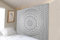 FURNISHFUL FINESSE Mandala Wandteppich Grau Wandbehang Wandteppiche Boho Ombre Wandtuch für Dekor Zuhause und Wohnzimmer– 213 x 228 cm