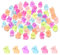 60 Stück Mini Harz Figuren Leuchtende Mini Osterhase Winzige Kaninchen Winzige Tiere für Puppenhaus Feengarten Micro Landschaft Bunny Party Favors