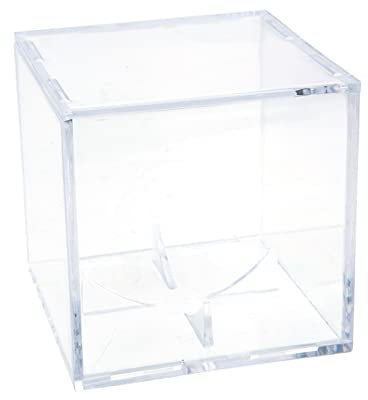 Kisangel Transparente Baseballbox Acryl Aufbewahrungsbox mit Ständer für Sportbälle Baseballkoffer für Haushalt und Schreibtisch zur Präsentation und Organisation
