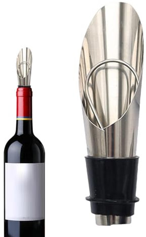 Weinausgießer – Weinbelüfter, Ausgießer für Likörflaschen, Verschluss für Wein und Bier, tragbarer Verschluss für versiegelte Flaschen, Ausgießer und Dekantierset