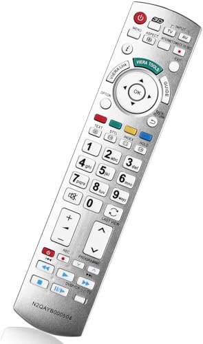Remote Control Compatible with Panasonic TV Remote Control for Panasonic N2QAYB000504 TV Remote Control D1170