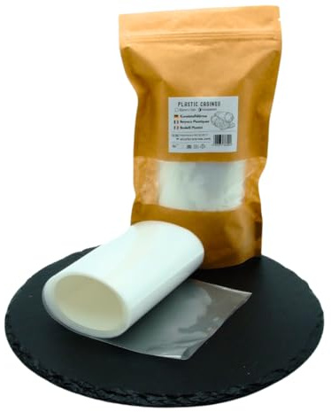 Sterildarm – Därme Kunstdarm Kunstdärme Kunststoffdärme für Aufschnitt Kunststoffhülle (Ø85mm/10mts - Transparent)