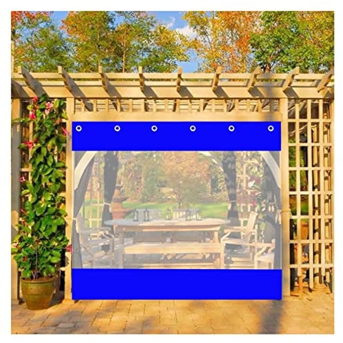 ZHZHXR Trasparenti Tende Pieghevole con Occhielli Telone Impermeabile per Fiere, Padiglioni, Gazebo, Picnic, Personalizzabile (2.3x2m)