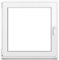 Framex Kellerfenster Fenster Kunststofffenster Weiß Breite x Höhe 120 x 120 cm (1200 x 1200 mm) 2fach (32 mm) Dreh Kipp DIN Links - Premium - Alle Größen