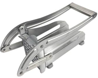 Mikinona Cortador de Patatas Fritas Inoxidable Herramienta de Cocina Multifuncional para Verduras y Patatas de Usar y Limpiar para Hogar y Snack Bars