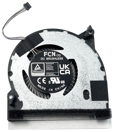 ZAHARA 5 V GPU-Lüfter für Laptop, Ventilator, Ersatz für Asus ROG Ally RC71L FQ5P 13NR0GY0M02011 6033B0124601 DFS150305B60T GPU Laptop Cooling Pad/Laptop Fan Cooling Pad