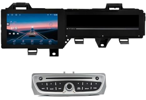 Estéreo de coche de 7 pulgadas para Renault Scenic 3 Renault Grand Scénic III 2009-2016 LHD y RHD Android 15 Carplay Navegación Radio Coche Multimedia Reproductor de vídeo Pantalla táctil Bluetooth