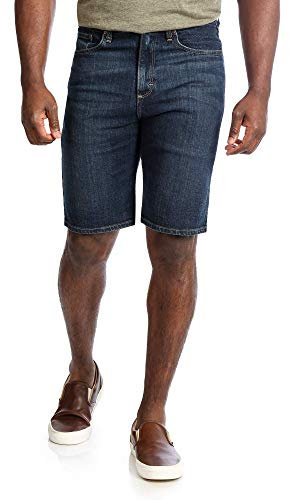 Wrangler Authentics Men's Comfort Flex Denim Shorts, Flex Dark, 32 UK