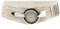 Glamexx24 Elastischer Damen Taillengürtel gürtel 6cm breiter Hüftgürtel mit silberner Ring (Schlange grau, Taillenweite 75cm-110cm)