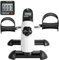 himaly Mini bike Heimtrainer, Pedaltrainer/Armtrainer und Beintrainer/Verstellbare Digitale Pedale Mit LCD-Display/Mini Fitnessbike(Weiß)