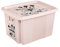 keeeper Caja de almacenamiento con tapa Minnie Mouse, Giratoria y apilable, Para niños, 30 L, Karolina, Rosa Nordic