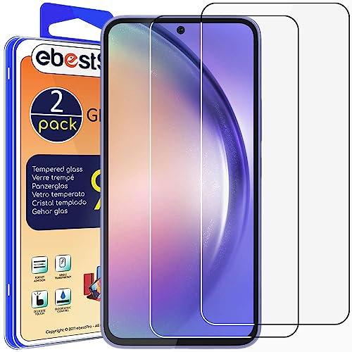 ebestStar - Cristal Templado x2 para Samsung Galaxy A54 5G, Protector Pantalla Película Vidrio, Antigolpes