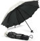 Vicloon Paraguas Plegable Antiviento, Sombrilla Lluvia Portátil, Paraguas invertido de Plegado Automático a Prueba de Viento, Paraguas Pequeño Grande con Apertura y Cierre Automáticos, 8 Varillas