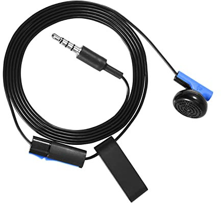 Cuffie da Gioco con Microfono, Design Ergonomico, Colore Blu, Altoparlante da 9,2 Mm, Clip, per Controller, Compatibili con Dispositivi da 3,5 Mm