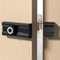 Cerrojo de puerta, aleación de aluminio, sin perforación, pestillo adhesivo, pestillo de puerta montado en superficie, cerraduras de gabinete (80 mm)