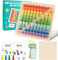 Montessori Multiplikationsbrett, Multiplikationstafel Holz, Multiplikationstabelle Kinder Lernen, Montessori Einmaleins Brett, 1x1 Lernen Spiel für Mathematische Manipulationen Kinderzählspielzeug