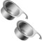 Ayizhiniu 2pcs Cestello per Lavello a Forma di Cigno in Acciaio Inossidabile, Sospeso Cestino Scarico Lavello Cucina, Cestello Filtro per Lavello, Applicabile a Raccolta Rifiuti Cucina