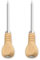 2 PCS Bradawl Tool for Wood – Heavy Duty Awl Tool with Wooden Handle, Bradle Tool for Leather, Fabric & Carpentry – Manual Punch Tool for Woodworking, DIY, Crafts & Carpenter Tools