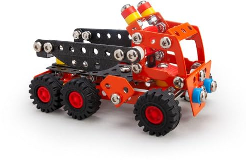 Constructor Lorry - Juego de construcción metálica - 195 Piezas - Camión de Montaje - Estuche Experto a Partir de 8 años