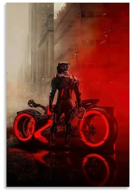 JMQPMDU Tron Ares Filmposter aus der beliebten TV-Serie, Wandkunst, dekoratives Gemälde, Schlafzimmer, 30 x 45 cm, ungerahmter Stil