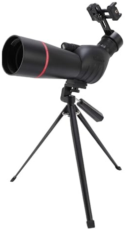 Annadue 20–60 X 60 Mm Spektiv mit Stativ, Tragetasche, 15–45-facher Zoom, HD-Bak-4-Prisma-FMC-Optik, Wasserdichtes Abgewinkeltes Spektiv, für die Vogelbeobachtung in der Tierwelt, Mond