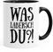MoonWorks was labersch du?! Kaffee-Tasse schwarz Unisize