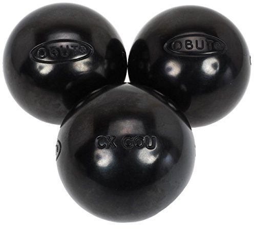 OBUT CX. Hals schwarz 76 mm – Boccia-Kugeln, schwarz